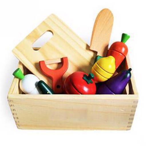 Picture of Wooden Assorted Food Set