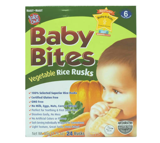Picture of BABY BITES(12X50G) TAKEONE-VEG