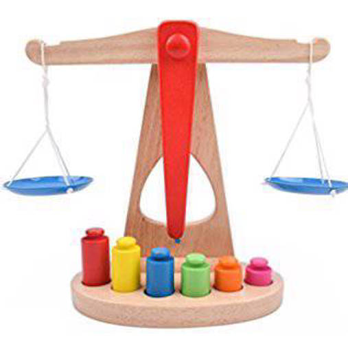 Picture of Wooden Balance Scale
