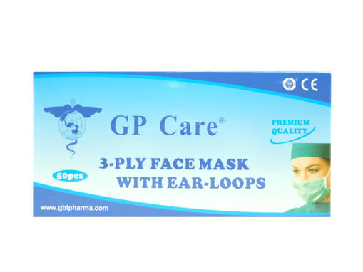 Picture of MASK - GP CARE 3PLY FACE MASK,EAR-LOOP(50'S)