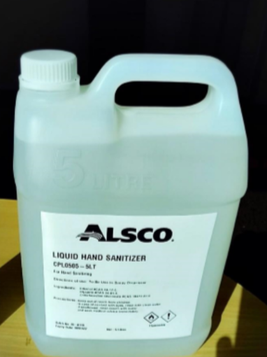 Picture of Alsco Aqua Hand Sanitizer Refill 5 Litre