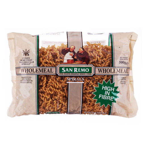 Picture of WHOLEMEAL FUSILLI (500G/PKT)