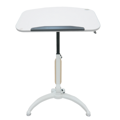 Picture of IMPACT - IP-333L – Mobile Gas Lift Height Adjustable Tilt & Foldable White Desk (Dim. 810mm x 520mm)