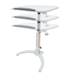 Picture of IMPACT - IP-333L – Mobile Gas Lift Height Adjustable Tilt & Foldable White Desk (Dim. 810mm x 520mm)
