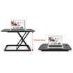 Picture of ERGOWORKS - Ultra-slim Sit Stand Desk Converter For Laptop