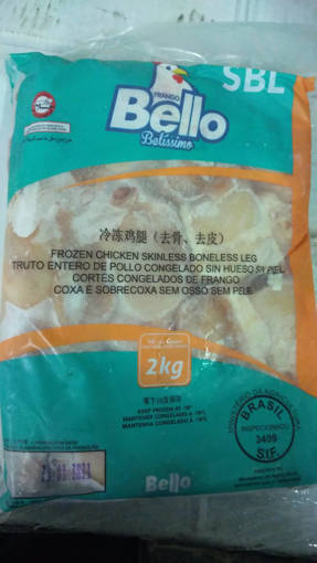 Picture of HH- CHICKEN LEG BONELESS UNSIZED SKINLESS (HALAL) (MULTIPLES OF 2KG - 2KG PER PKT)