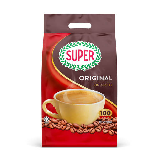 Picture of GB -BP- SUPER COFFEE 3-IN-1 INSTANT ORIGINAL (HALAL) (35S PER PACK)