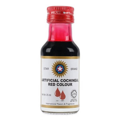 Picture of GB -C- STAR ARTIFICIAL COLOURING RED 25ML (HALAL) (25ML PER BOTTLE)