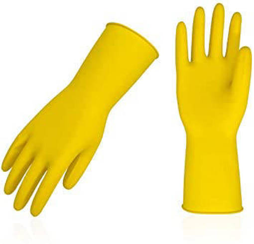 Picture of BC -G - RUBBER GLOVES FREE SIZE (1 PAIR PER PACK)
