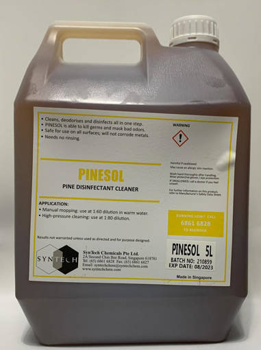 Picture of BC -A- PINESOL DISINFECTANT CLEANER 5L TOILET, GARBAGE, KITCHEN