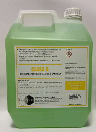 Picture of BC -A- CLASS B FLOOR WASH/SURFACE CLEANER 5L GEN PURPOSE SANITIZISING CLEANER