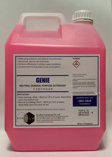 Picture of BC -A- GENIE DISHWASHING DETERGENT 5L CONCENTRATED, GENTLE ON HANDS