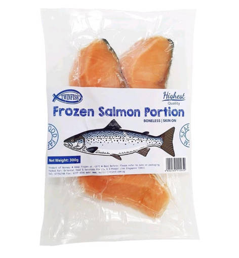 Picture of FISH SALMON FILLET FROZEN (20X300G/PKT) TF